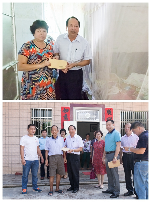 校党委副书记赵日兴率队到惠东县多祝镇新联村开展"七一"慰问活动